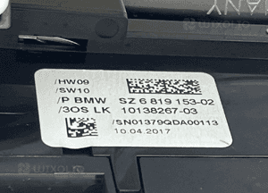 Ramka biegow panel idrive bmw 7 G11 G12 org fv 10