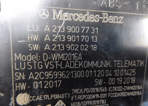 Mercedes W213 moduł sterownik ładowania telefonu 9