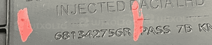 Listwa dekor konsoli sandero iii 3 681342756R org 5