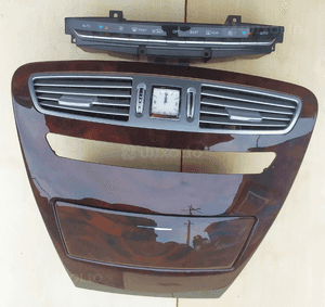 mercedes s 221 cl 216 panel zegarek kratka panel klimatyzacji ramka dekor 1