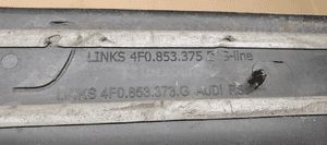 Nakładka listwa osłona progu lewy tył Audi A6 C6 4F0853375E 6