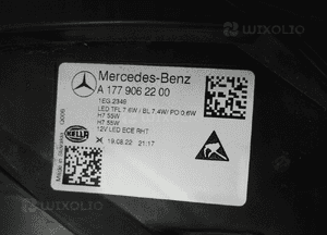 Mercedes A177 zwykła bdb lampa przednia prawa 8