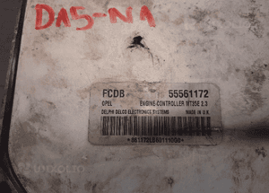 Komputer sterownik silnika opel astra h zafira b 1.6 16V 55561172 oryginał 3