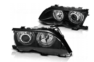 Lampy do bmw E46 od 09.2001 do 03.2005 sedan touring białe ringi led 1