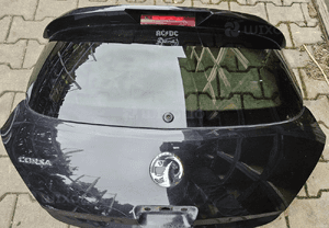 Opel Corsa D 3D klapa tył tylna szyba Z20R 1