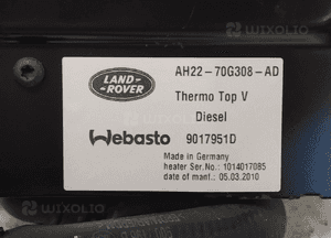 RANGE ROVER SPORT L320 LAND ROVER DISCOVERY 4 IV L319 WEBASTO NAGRZEWNICA CIEPŁA POSTOJOWA ORYGINAŁ 5