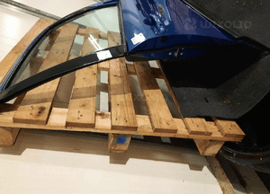 Drzwi przód przednie prawe fiat sedici suzuki SX4 niebieskie 3