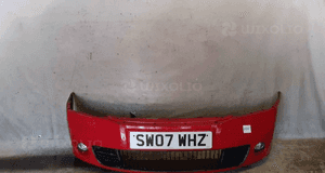 $ ZDERZAK PRZÓD PRZEDNI DO SKODA OCTAVIA II 2 VRS RS + HALOGENY CZERWONY 8180 1