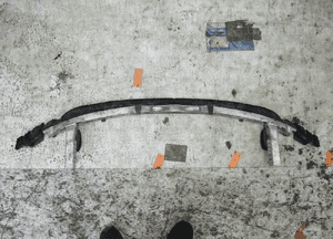 Bmw 5 G30 dolna belka z absorberem cała 2