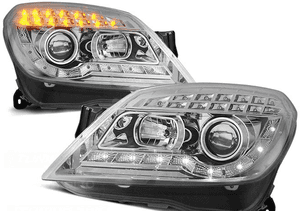 Lampy reflektory do opel astra h od 2004 do 2010 daylight chrom 2