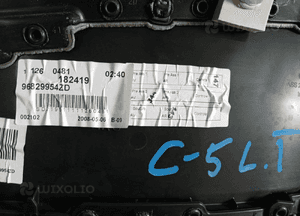 Tapicerka boczek lewy tył tylna lewa Citroen C5 III Sedan 4