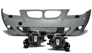 Zderzak+ HALOGENY M-PAKIET BMW E60 03-07 Z PDC SRA 1