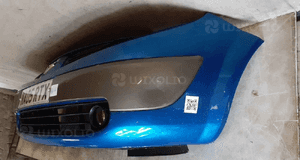 Zderzak przód przedni renault scenic 2 ii TEI45 niebieski błękitny halogeny 5