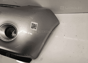 Zderzak przód przedni do nissan micra K12 lift fl KL0K srebrny halogeny 4
