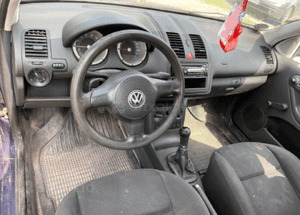 Volkswagen POLO 6N konsola kokpit panel klimatyzacji 1