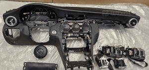 Deska airbag poduszki pasy mercedes c W205 lift 1