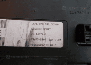 Licznik Zegar CITROEN C2 P9660225980 6