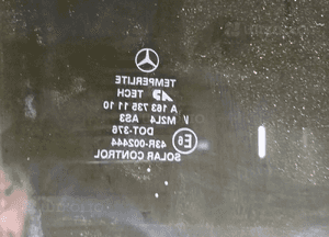 Szyba lewy tył tylna lewa Mercedes ML W163 AS3 A1637351110 5