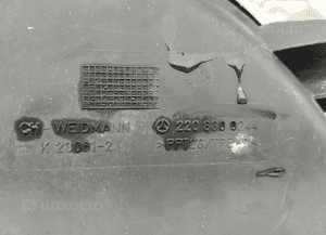 Kanał wlot dolot powietrza mercedes W220 cl W215 2208300244 2