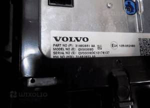 Volvo XC40 wyświetlacz ekran radia nawigacji ramka 31682851 6