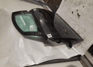 Drzwi przód przednie lewe opel astra j 4 iv Z177 szare grafitowe 4