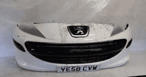 Zderzak przód przedni do peugeot 207 ewpa biały 1