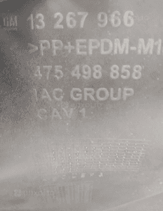 Opel meriva b zderzak tył tylny pdc nowy oryginalny 12
