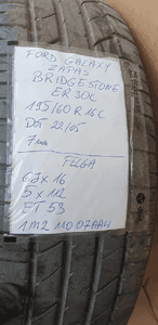 Koło zapasowe dojazdówka zapas 5x112 ET53 R16 Ford Galaxy MK1 Lift 9
