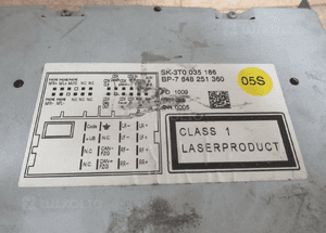 RADIO SKODA SUPERB II LIFT 3T0035186 5