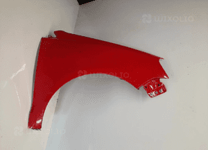 Błotnik przód przedni prawy volkswagen polo 9N3 LP3G czerwony 2