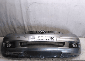 Zderzak przód przedni do mercedes a klasa W169 szary grafitowy halogeny 1
