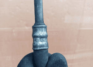 Przewód wąż wspomagania + chłodniczka oleju Audi A6 C5 4B1422891G 6