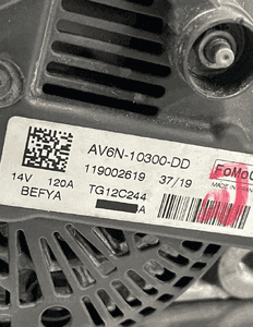 ALTERNATOR FORD COURIER FL LIFT 1.5 AV6N-10300-DD 3