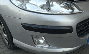 Peugeot 407 zderzak przod  przedni halogen EZRC 2