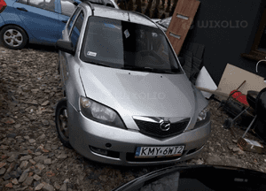 Mazda 2 02-07 DY  Maska zderzak pas lampa atrapa  zamek szyba klapa w kolor 22V 3