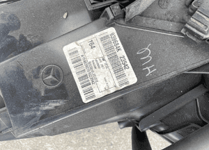 mercedes GL x164 nagrzewnica tylna przewody klimatyzacji 3