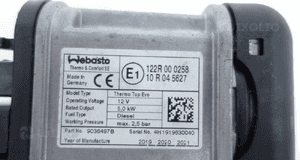 Webasto ogrzewanie postojowe volvo V60 XC60 9036497B 122R000258 5