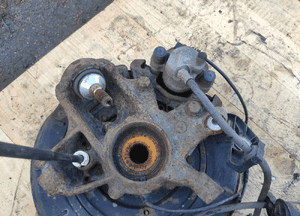 MERCEDES W251 ZWROTNICA PIASTA TARCZA ZACISK PRAWY LEWY TYŁ ORYG 4