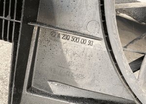 MERCEDES sl 350 s 220 cl 500 wentylator 850W silnik 2305000093 6