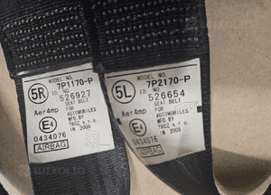 Toyota Aygo Citroen C1 pas bezpieczenstwa przod prawy lewy  053774 7