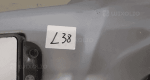 Zderzak przód przedni opel zafira b 2 ii lift fl Z163 szary halogeny 2