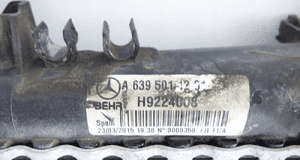Mercedes vito W639 lift 2010- chłodnica wody intercooler A6395011201 5