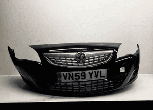 Zderzak przód przedni do opel astra j iv Z22C czarny halogeny 1