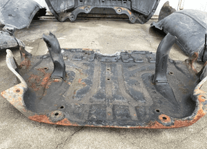 MERCEDES CL 216 osłona pod zderzak  skrzynię   oryginał 4