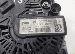 ALTERNATOR CITROEN C5 III 2.0 HDI 9810527180 2012-2017 4