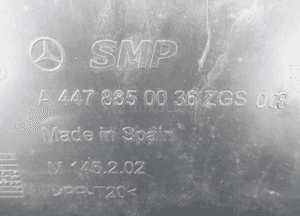 Płyta osłona pod zderzaka przednia mercedes vito W447 2014-2019 8