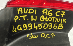 LAMPA PRAWY / LEWY TYŁ W BŁOTNIK AUDI A6 C7 4G9945096B / 4G9945095B 9