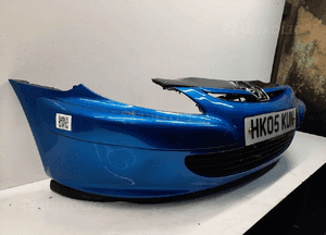 Zderzak przód przedni do peugeot 307 kmf niebieski 5