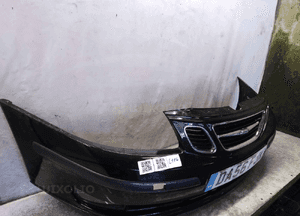 Zderzak przód przedni do saab 93 9-3 czarny halogeny 5