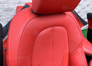 Fotele boczki kanapa oparcie wnętrze środek bmw X2 F39 magmarot 3